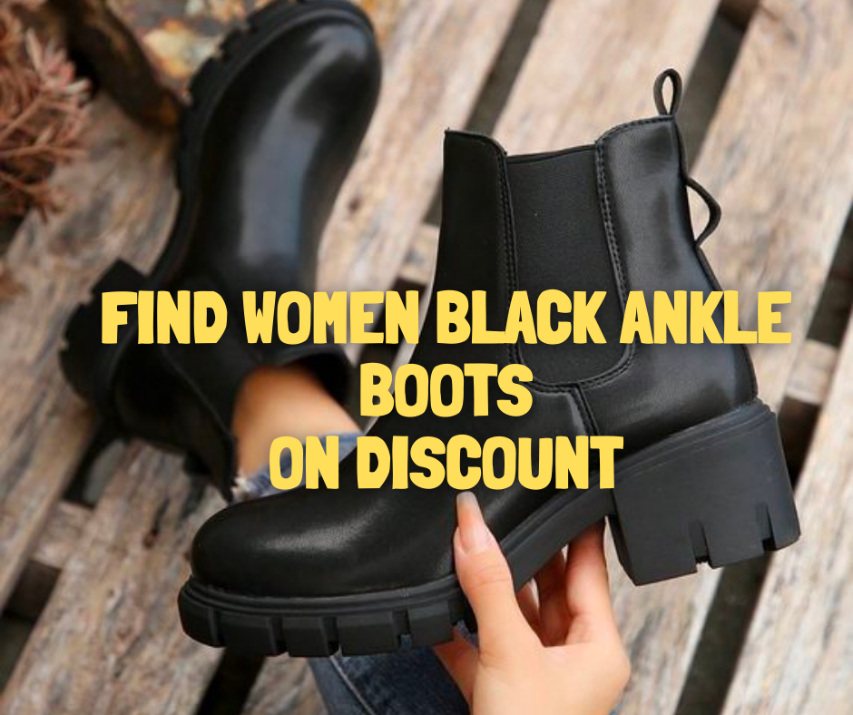 Step into Style: The Allure of Ladies' Black Ankle Boots