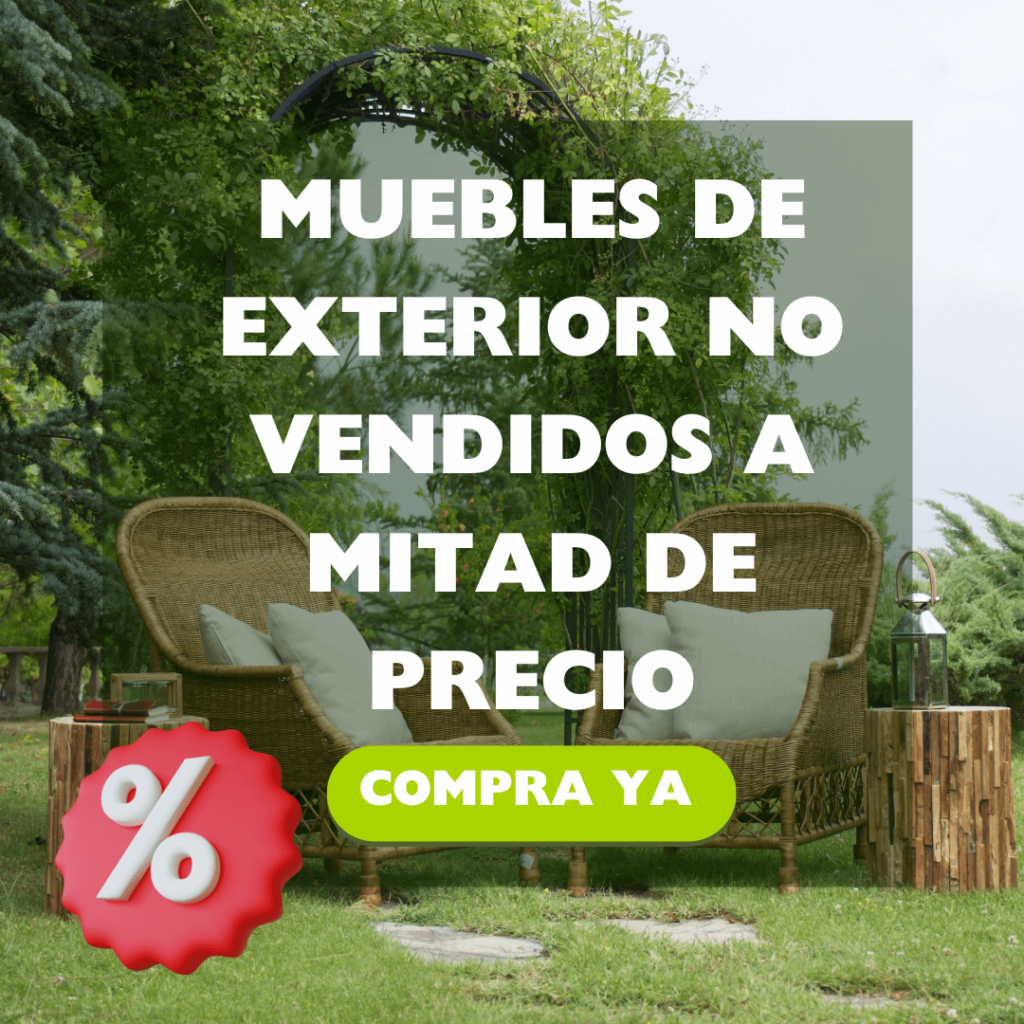 Los muebles de exterior no vendidos: un enigma del verano