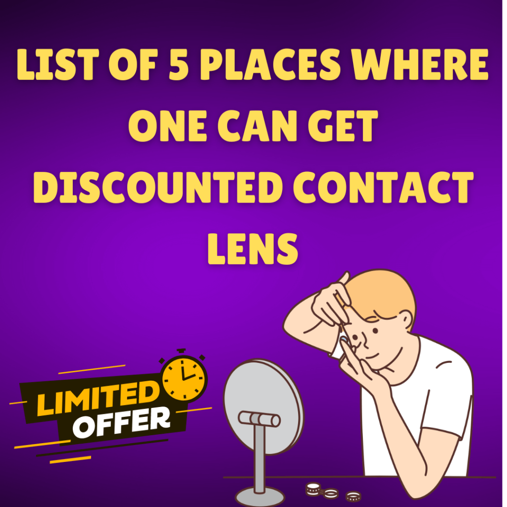 How to get discounts on contact lenses