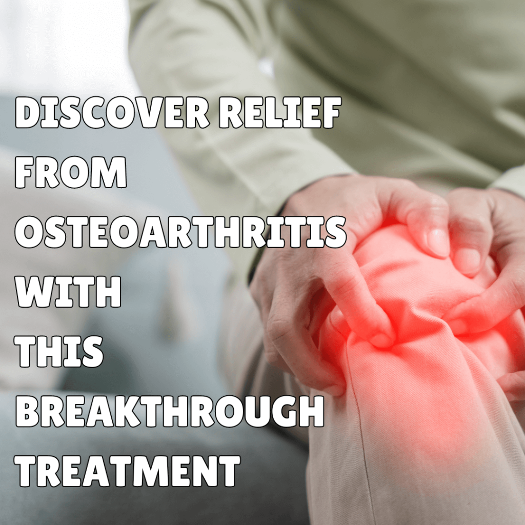 Osteoarthritis pain relief