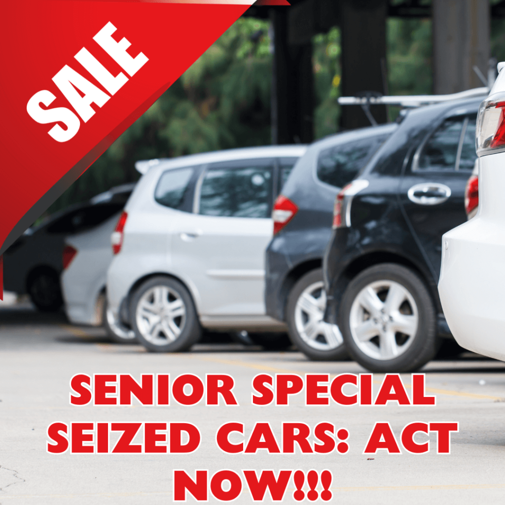 Seized Car Sales: Finding Your Next Ride at a Bargain