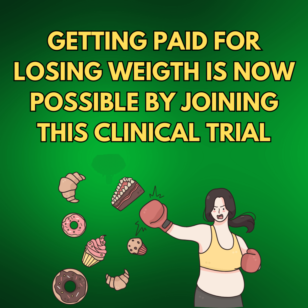 Weight loss paid clinical trials